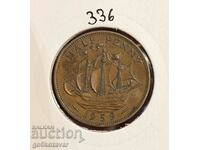 Marea Britanie 1/2 penny 1959