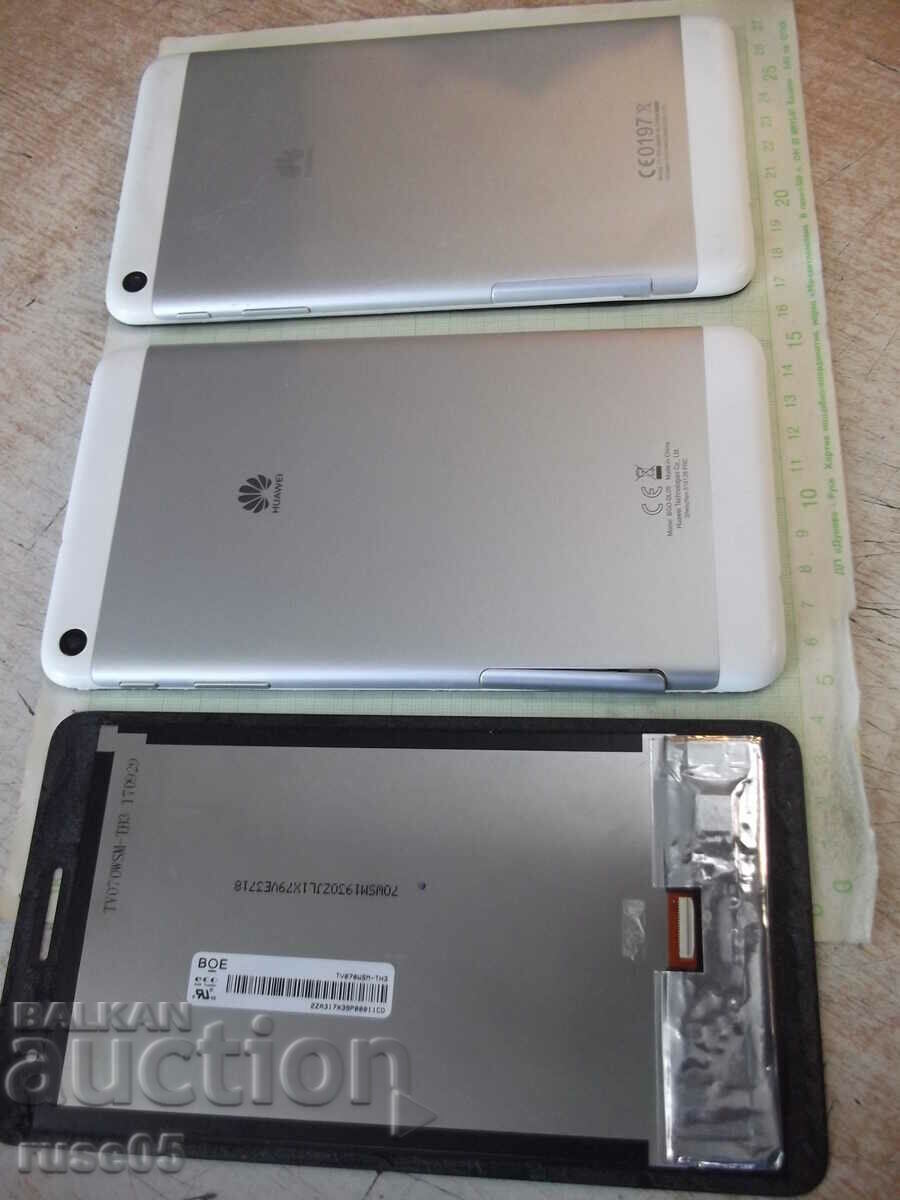 Lot of two "HAUWEI" tablets and a tablet screen - 7 Lot of two "HAUWEI" tablets and a tablet screen - 7