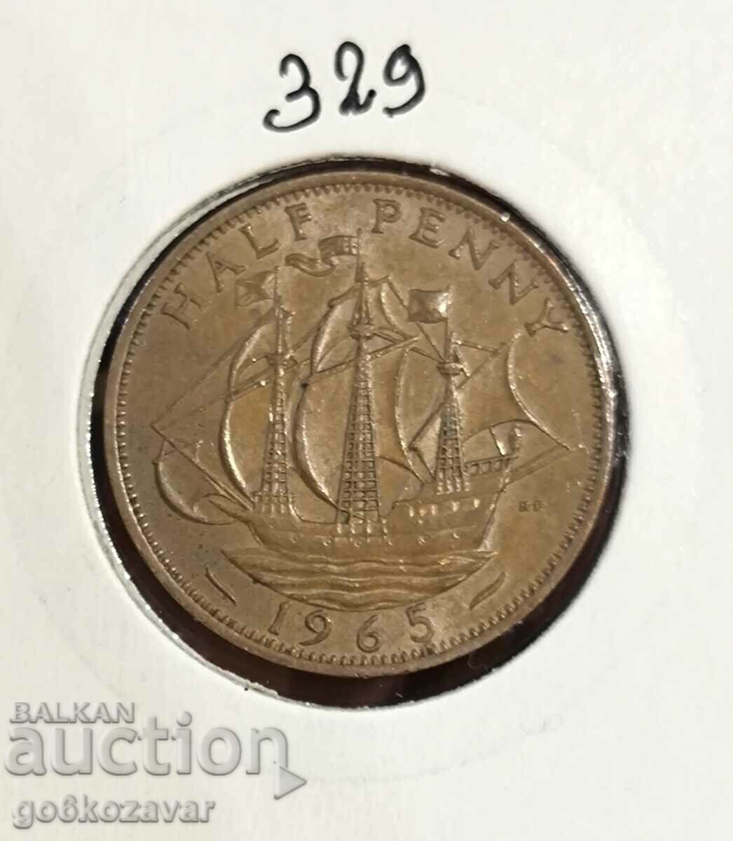 Great Britain 1/2 Penny 1965 UNC