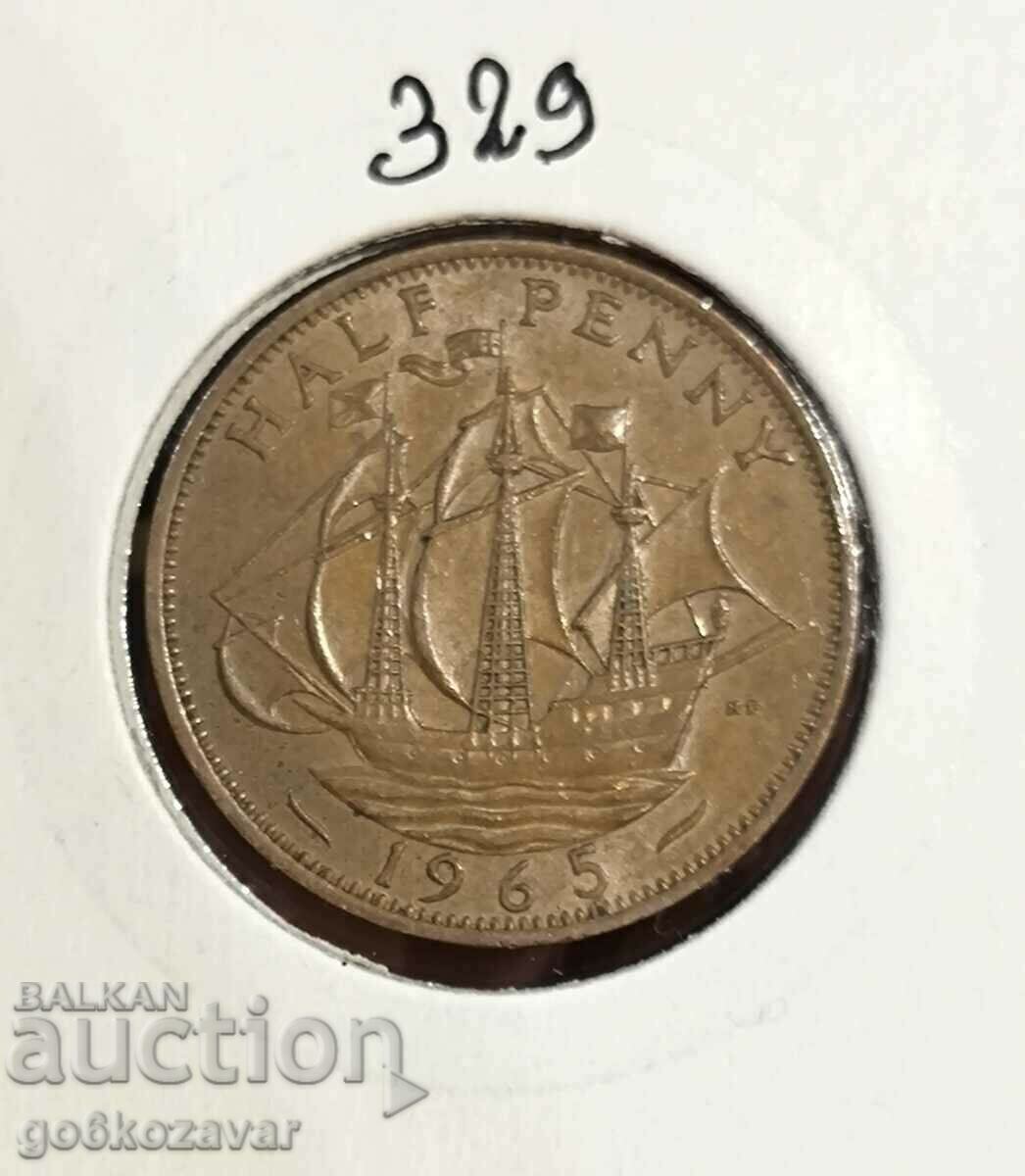 Great Britain 1/2 Penny 1965 UNC