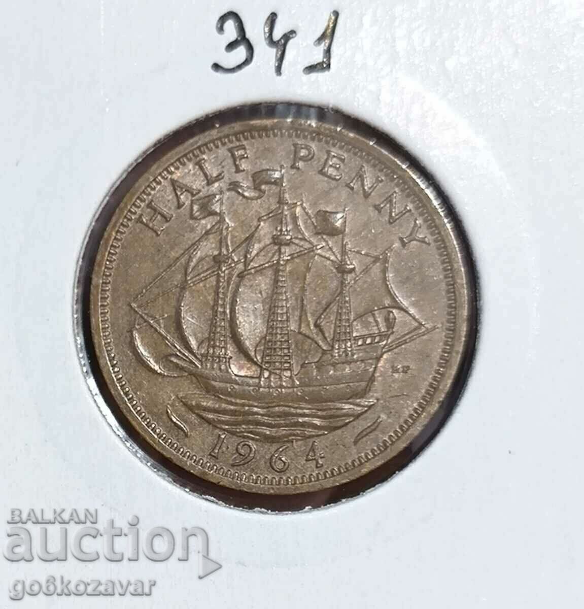 Great Britain 1/2 penny 1964 UNC