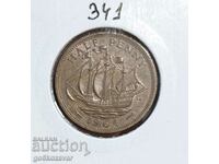 Marea Britanie 1/2 penny 1964 UNC