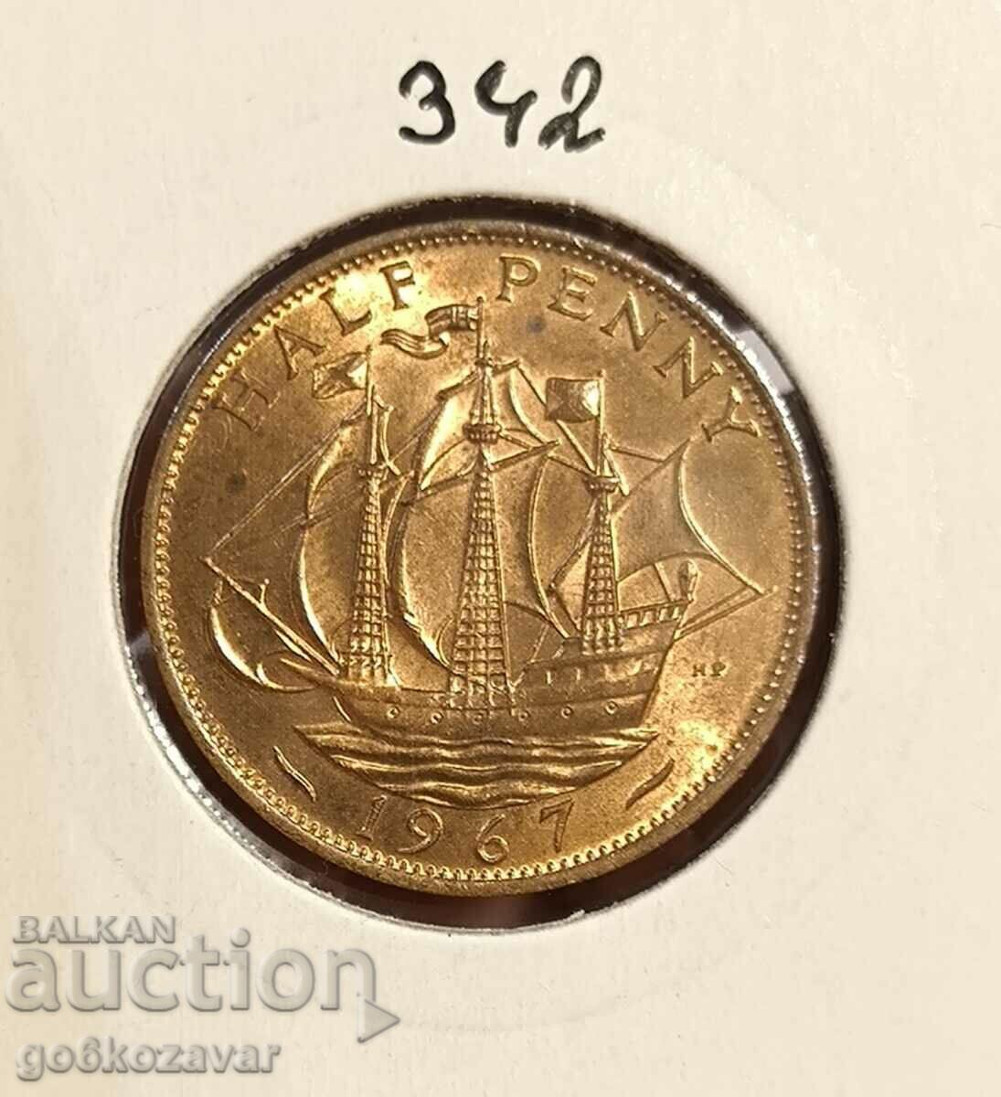 Marea Britanie 1/2 Penny 1967 UNC