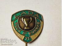 1971 old Lada badge - bronze