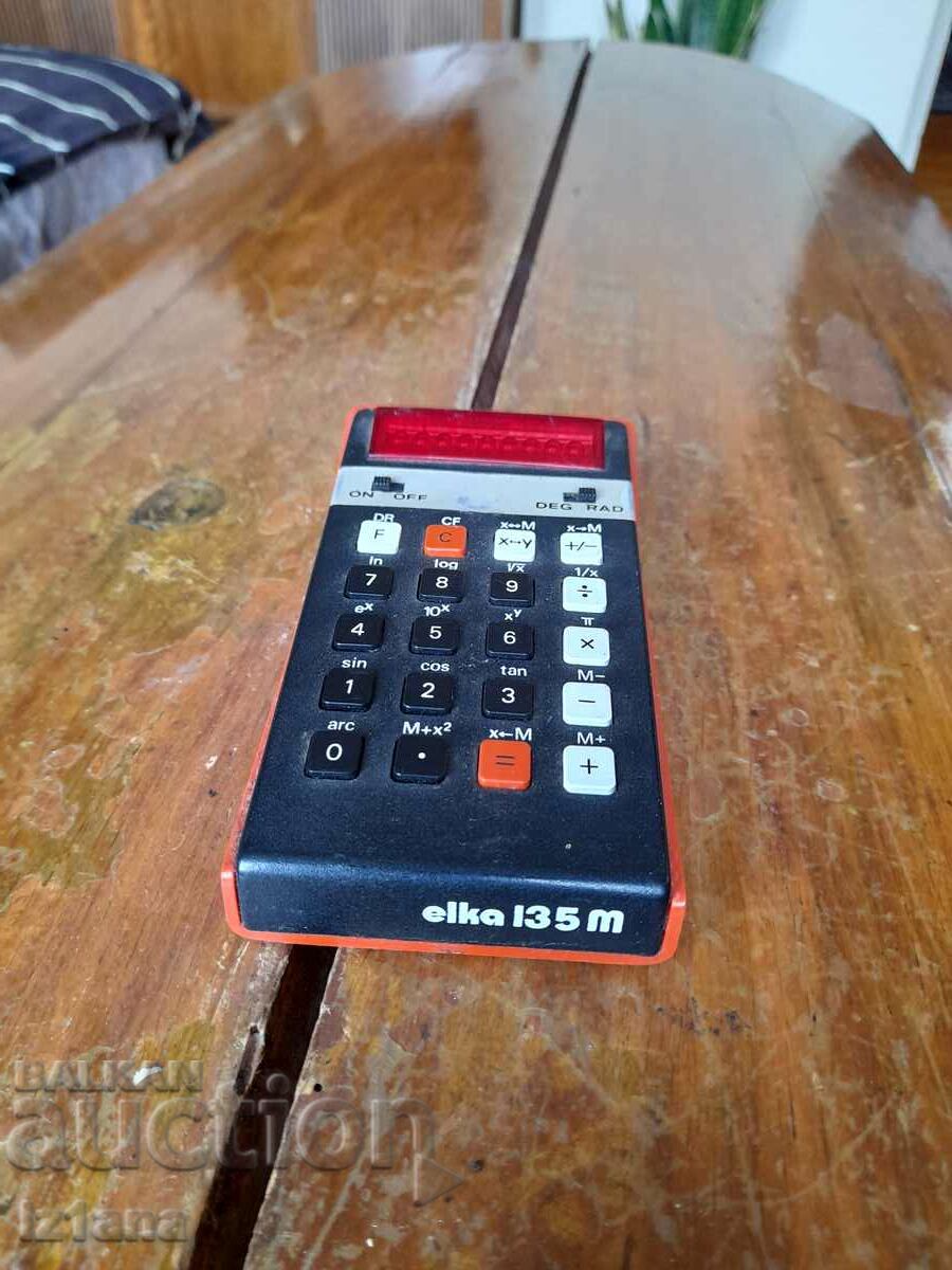 Стар калкулатор Елка,Elka 135М