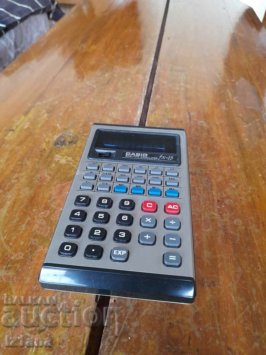 Old Casio FX-15 calculator
