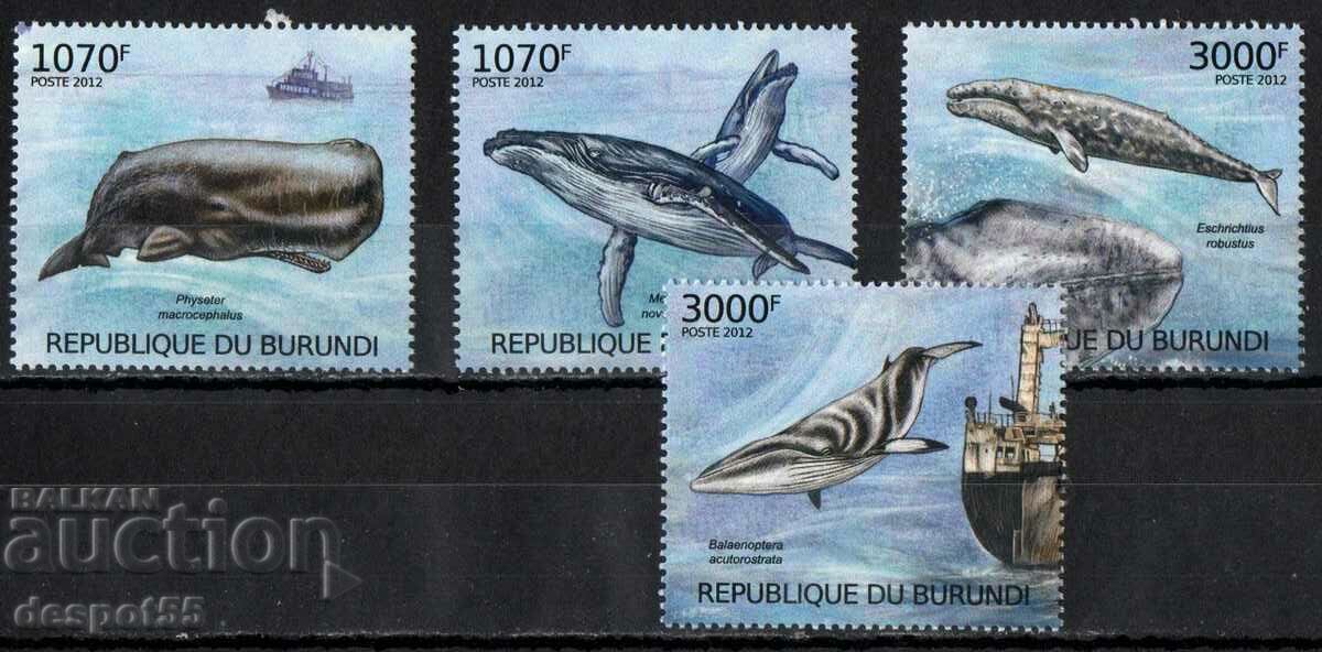 2012. Бурунди. Защита на природата - Спасете китовете.