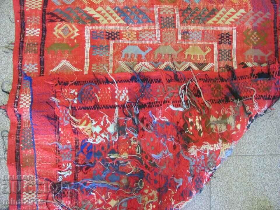 1800 SOUMAK ANIMAL Caucasian Prayer Rug very rare - 7 1800 SOUMAK ANIMAL Caucasian Prayer Rug very rare - 7
