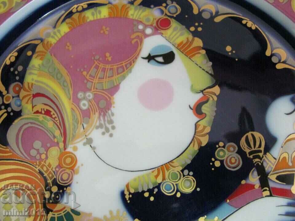 Auction 1980. Original Porcelain Plate Limited Series Auction 1980. Original Porcelain Plate Limited Series