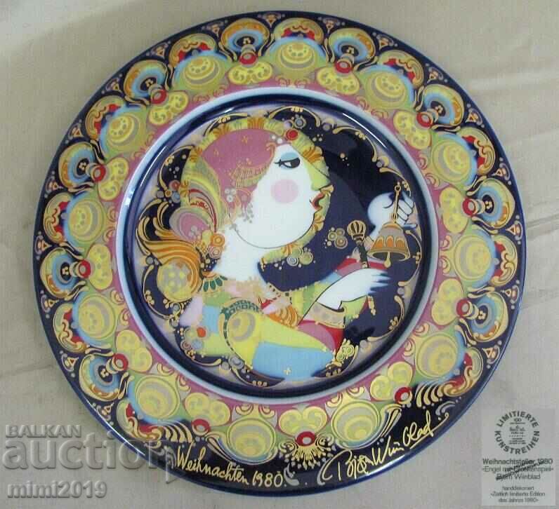 1980. Original Porcelain Plate Limited Series