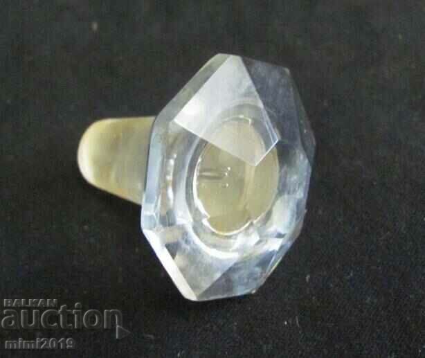 Delivery of 19th Century Apothecary Glass Bottle OL. AURANT. CORT Delivery of 19th Century Apothecary Glass Bottle OL. AURANT. CORT