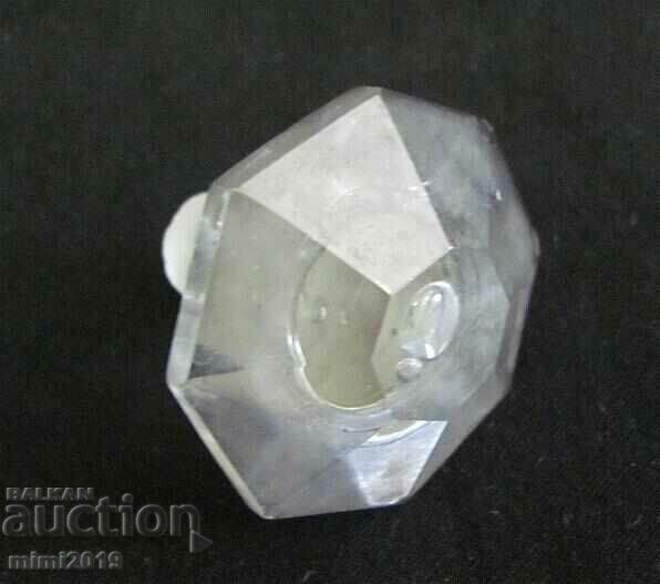 Delivery of 19th Century Apothecary Glass Bottle TINCT.CROCI Delivery of 19th Century Apothecary Glass Bottle TINCT.CROCI