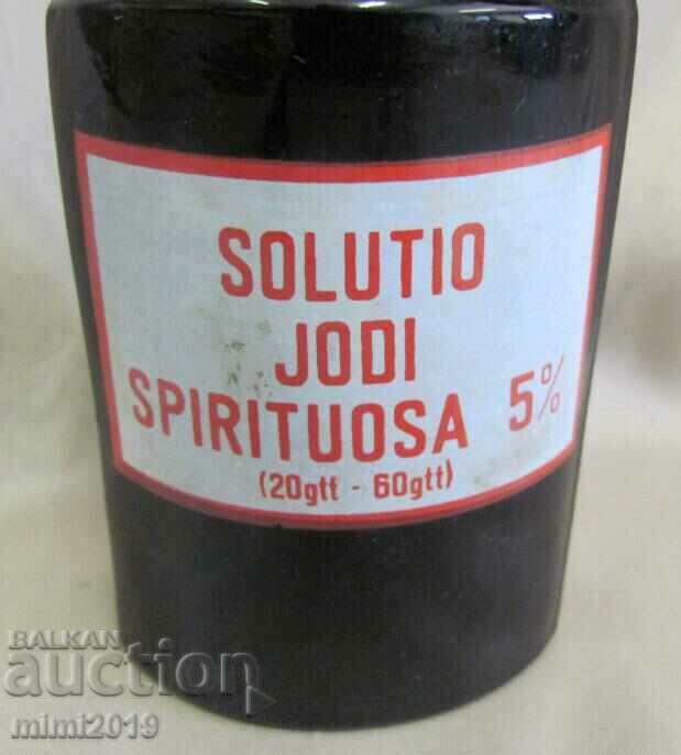 Auction 19th Century Apothecary Glass Bottle SOLUTIO JODI SPIRTUOSA Auction 19th Century Apothecary Glass Bottle SOLUTIO JODI SPIRTUOSA