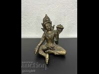 Figurină din bronz de - Green Tara / Budism. #5136