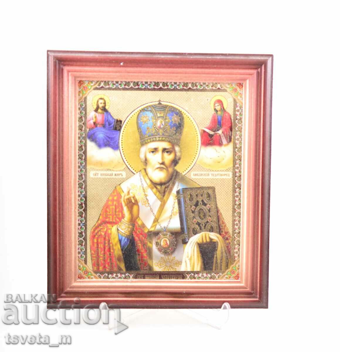 Auction Icon of Saint Nicholas the Wonderworker Auction Icon of Saint Nicholas the Wonderworker