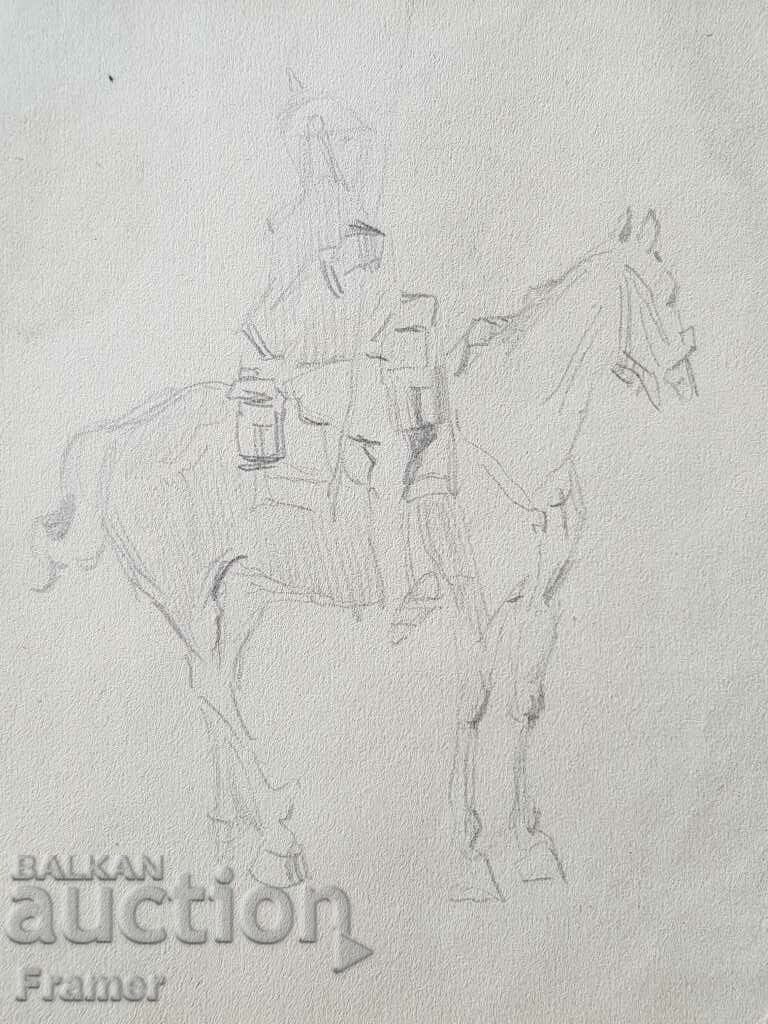 Delivery of Hristo Danov 1877–1937 Horseman with a spade - World War 1 Delivery of Hristo Danov 1877–1937 Horseman with a spade - World War 1