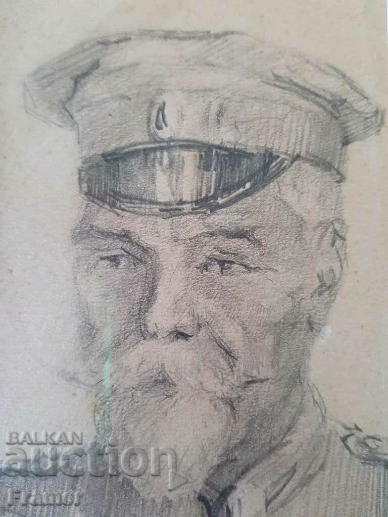 Livrarea Hristo Danov 1877–1937 Portret ofițer al Primului Război Mondial