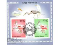 2010. Guinea Bissau. Fauna - Seabirds. Block.