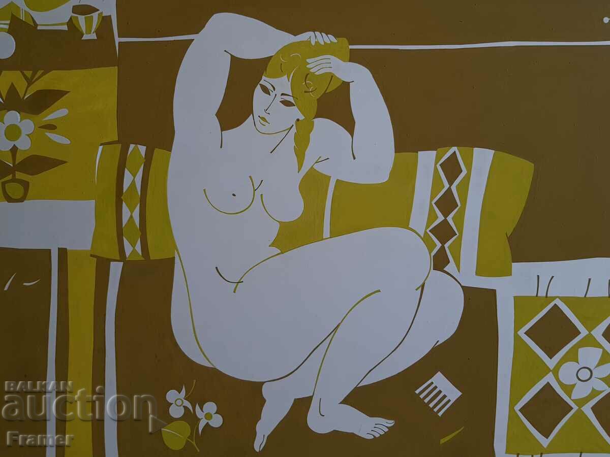 Auction Evgeny Bosyatsky Early 1969 Large Tempera Painting Auction Evgeny Bosyatsky Early 1969 Large Tempera Painting