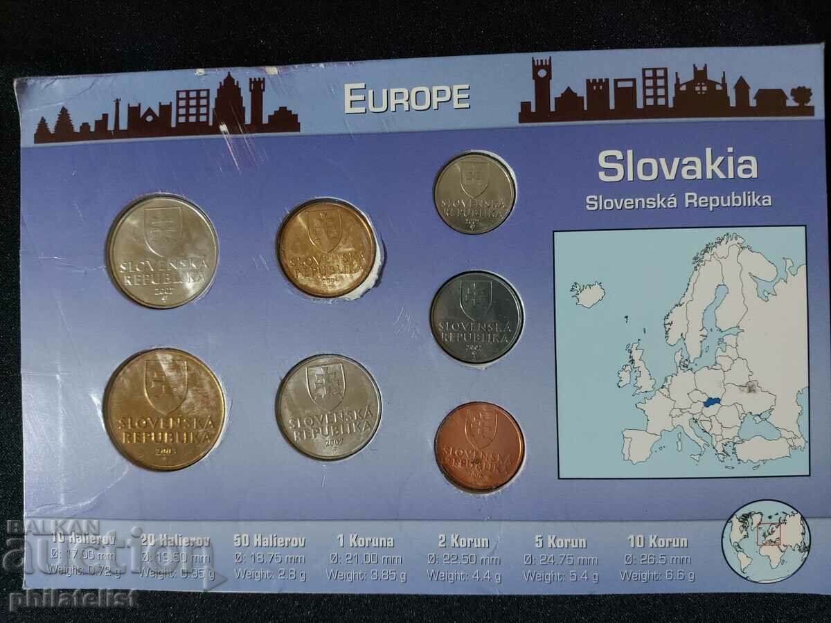 Complete set - Slovakia 2002-2007, 7 coins with price 22.00 BGN | € 11.25 Complete set - Slovakia 2002-2007, 7 coins with price 22.00 BGN | € 11.25