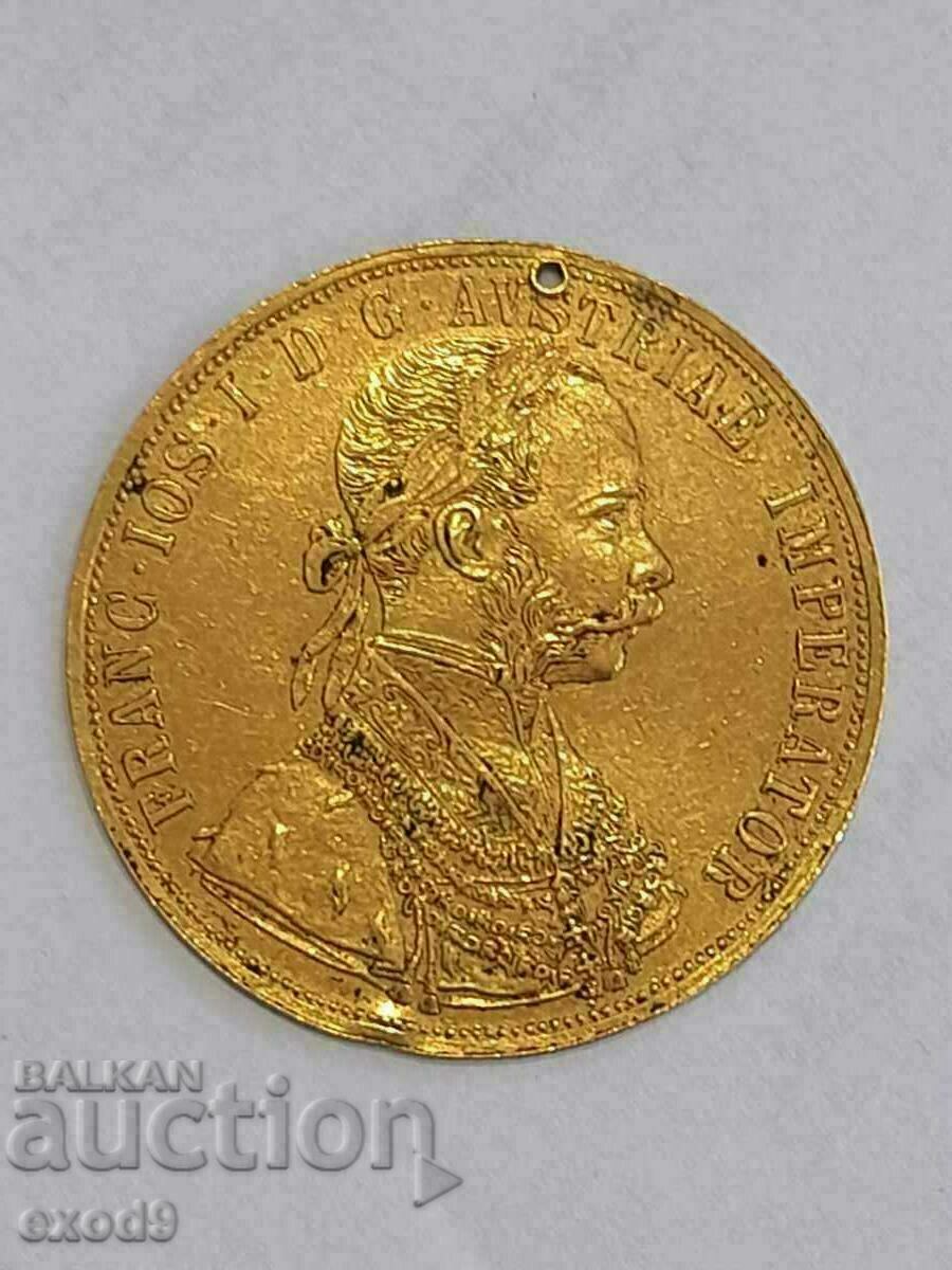 Rare coin, Pendar 4 Ducat 1881 / Franz Joseph