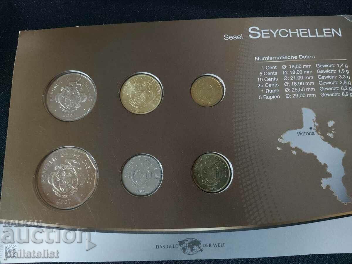 Republic of Seychelles 2003-2007 - Complete set of 6 coins with price 22.00 BGN | € 11.25 Republic of Seychelles 2003-2007 - Complete set of 6 coins with price 22.00 BGN | € 11.25