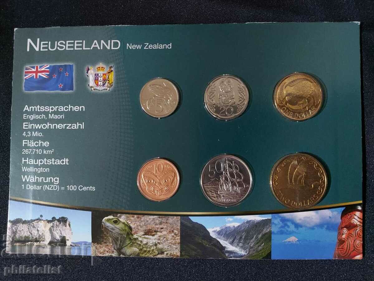Set complet - Noua Zeelandă 2006-2010, 6 monede