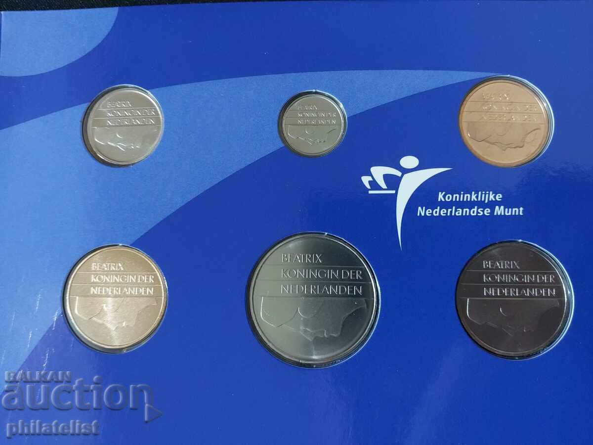 Auction Netherlands 2001 - Complete set of 6 coins Auction Netherlands 2001 - Complete set of 6 coins