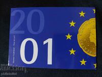 Ολλανδία 2001 - Ολοκληρωμένο σετ 6 νομισμάτων