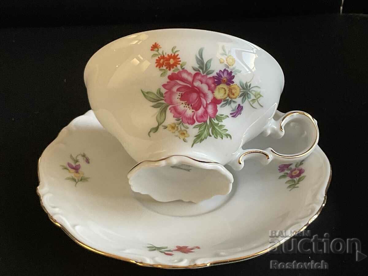 Tea cup with saucer “Heinrich” 1939. Germany.