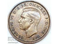 Великобритания 1/2 пени 1948 Джордж VI бронз