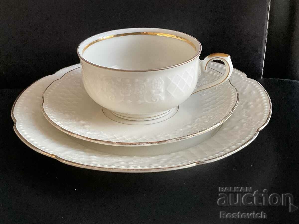 Чаена чаша с чинии “Schirnding” 1956 - 1964 г. Германия.