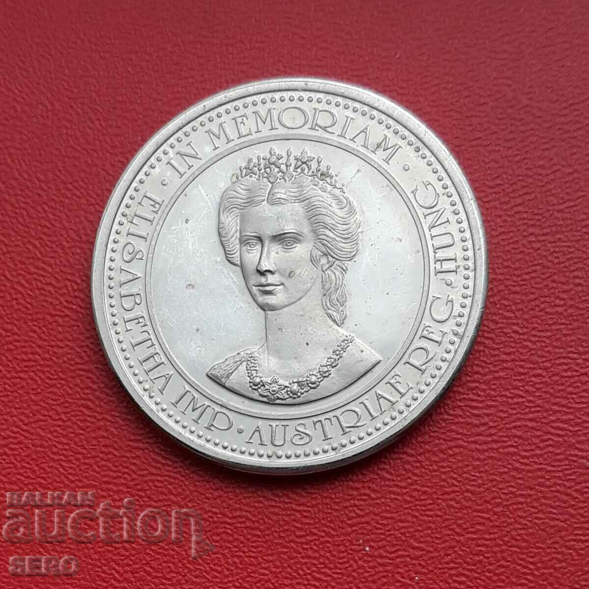 Австрия-медал-императрица Елизабет 1837-1898