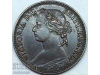 Μεγάλη Βρετανία 1/2 Penny 1875 Victoria Bronze