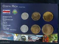 Complete set - Costa Rica 2003-2007, 6 coins