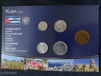 Κούβα 1985-2012- Ολοκληρωμένο σετ 5 νομισμάτων