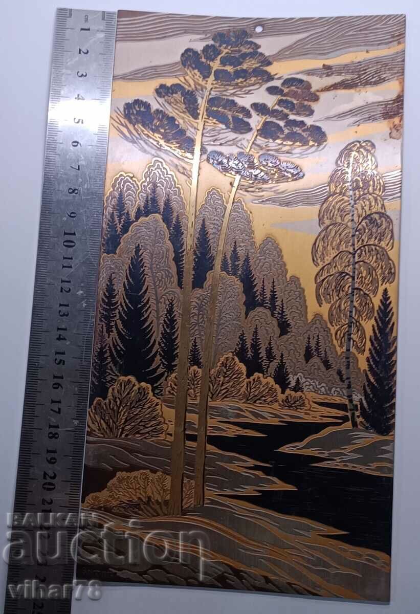 Auction  Soviet engraving on steel Chrysostom