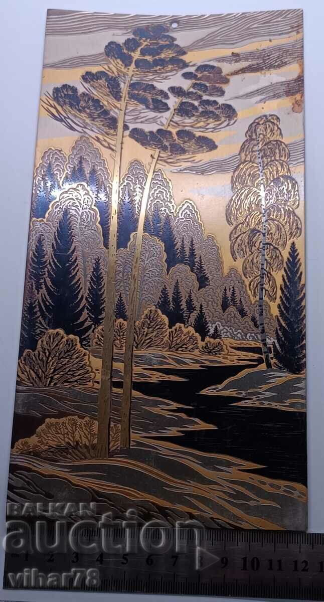 Soviet engraving on steel Chrysostom - 6