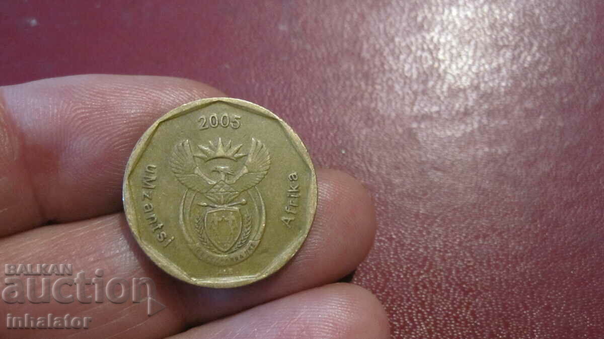 South Africa 50 cents 2005