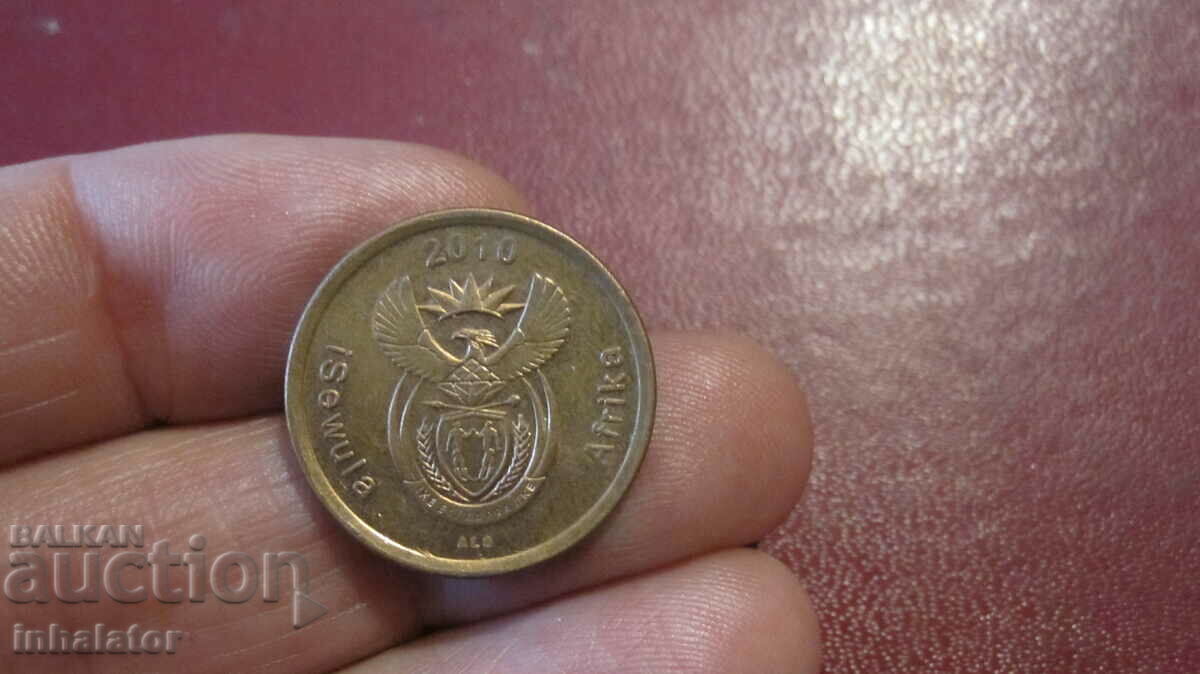 South Africa 5 cents 2010