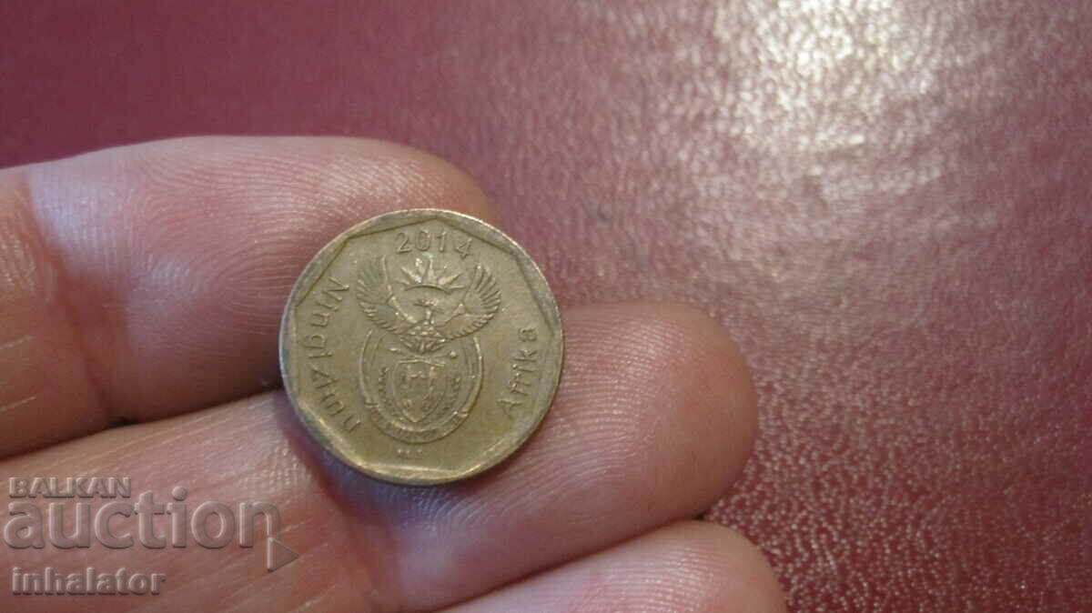 ЮАР  10 цента 2014 год