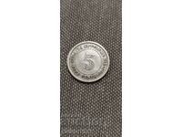 5 cents British Malaysia 1926