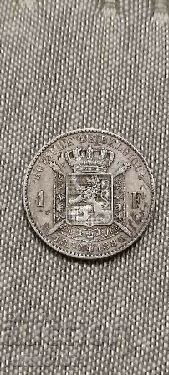 1 franc 1880 cu preț € 35.00 | 68.45 BGN