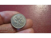 1976 год 5 цента Австралия - ЕХИДНА