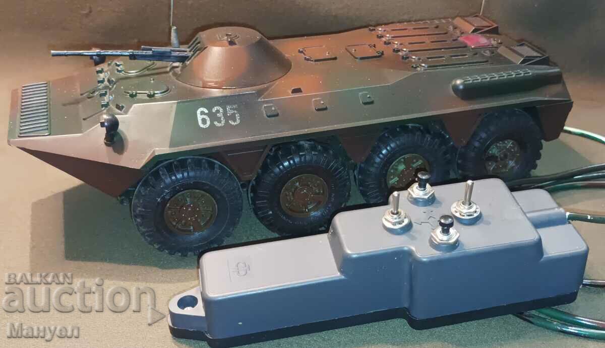 Old Soviet mechanized toy - BTR 80. with price 180.00 BGN | € 92.03