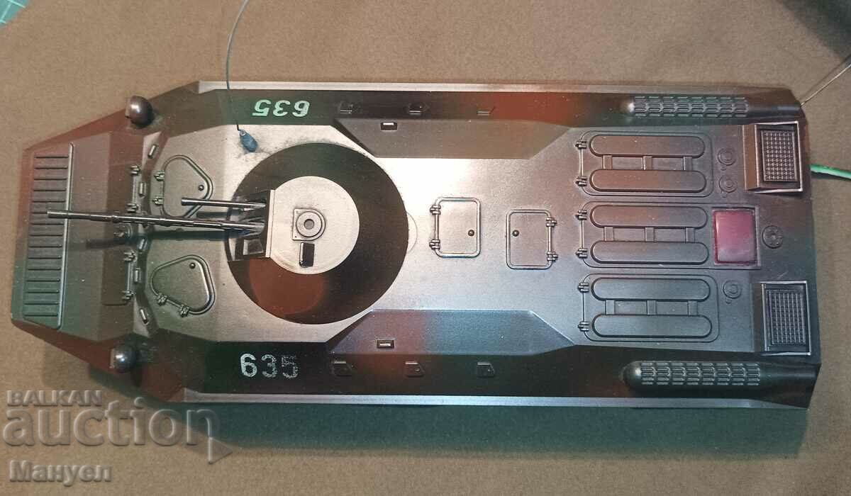 Delivery of Old Soviet mechanized toy - BTR 80.