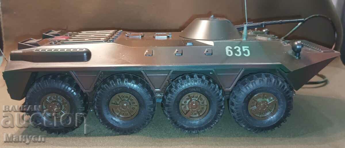 Old Soviet mechanized toy - BTR 80. - 5