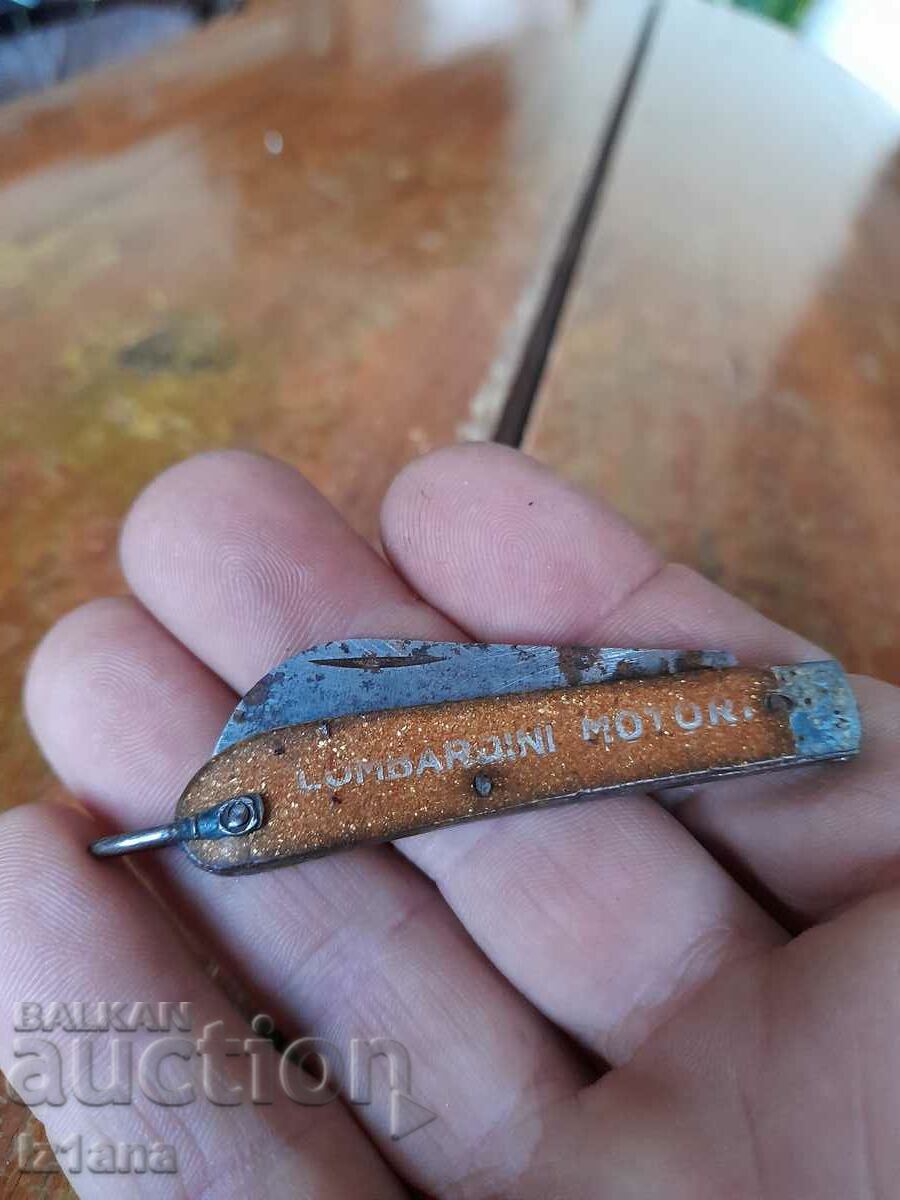 Old Lombardini Motori pocket knife, blade, blade with price 75.00 BGN | € 38.35