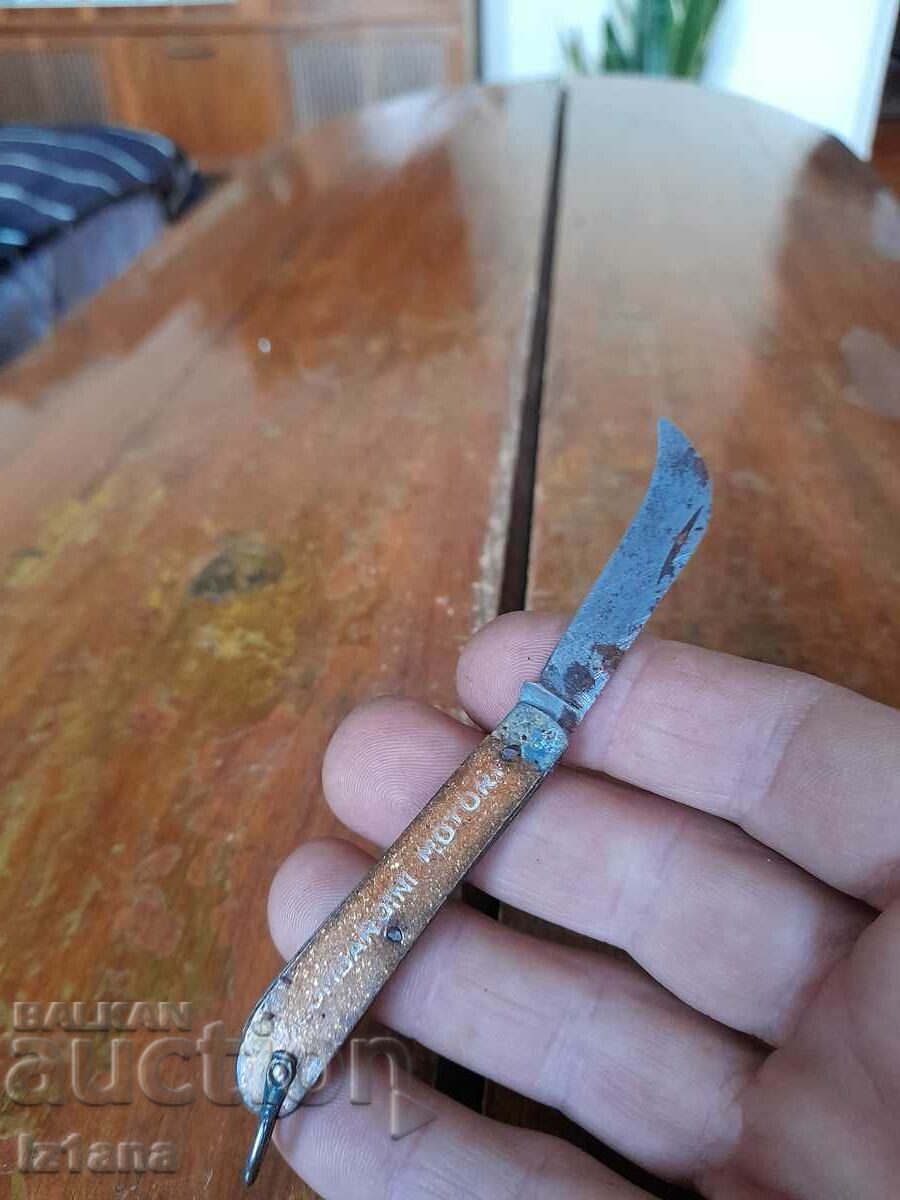 Delivery of Old Lombardini Motori pocket knife, blade, blade