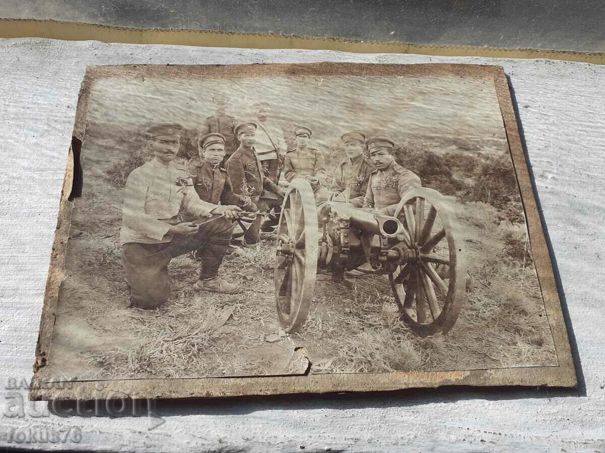 Стара военна снимка войници оръдие топ с цена 45.00 лв. | € 23.01 Стара военна снимка войници оръдие топ с цена 45.00 лв. | € 23.01